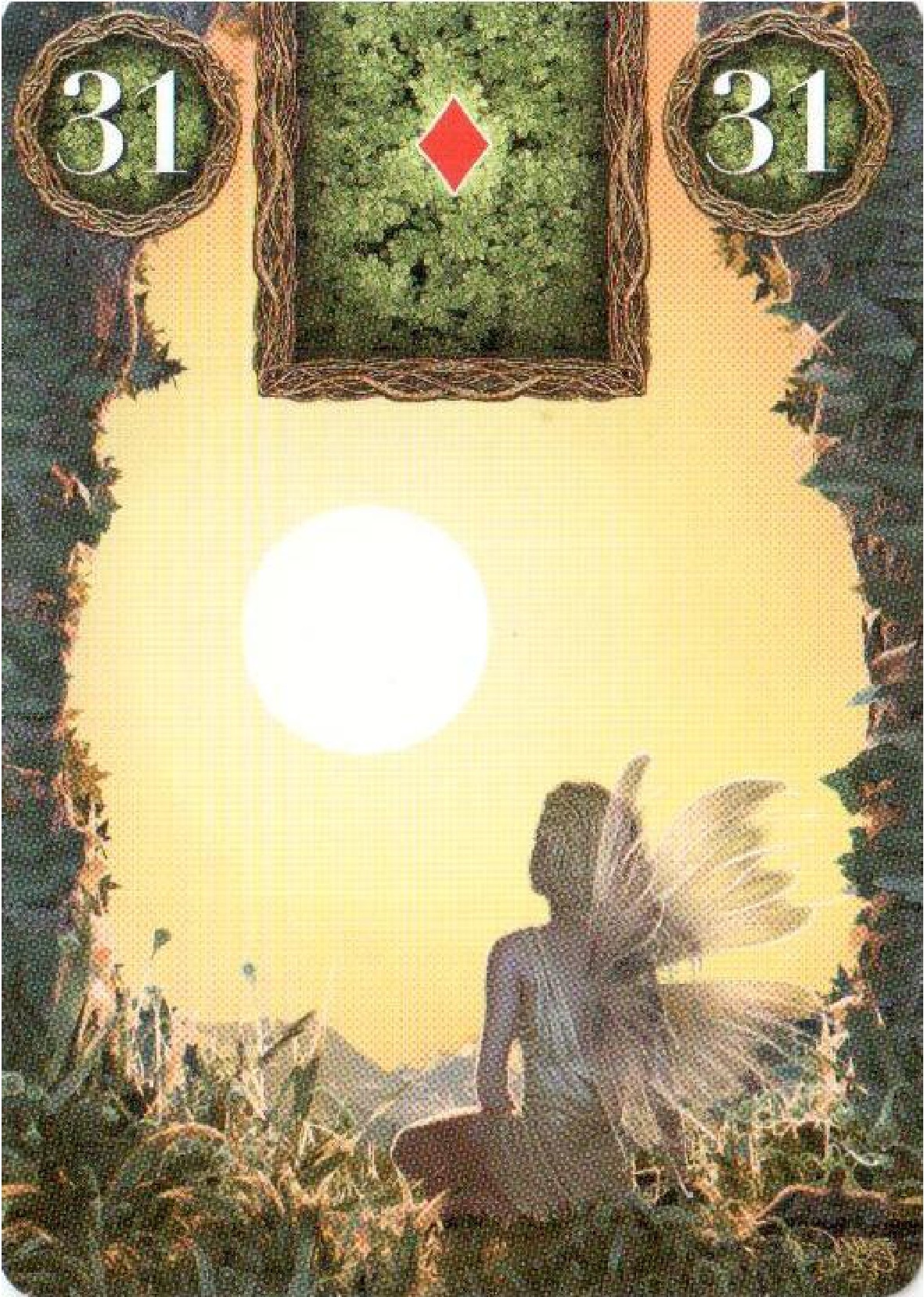 31 солнце. Lenormand Таро Fairy. Таро феи Ленорман. Феи оракул Ленорман. Колода оракул Ленорман феи.